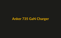 Anker 735 Charger (Nano II 65W, 3-Port GaN)