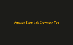 Amazon Essentials Men's Crewneck T-Shirt (2-Pack)